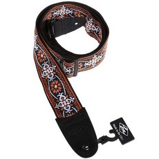 LM Products復古Jaq O吉他背帶 FF-15 O 2吋, 混色