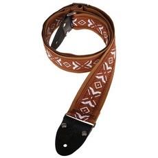 LM Products 棉復古提花吉他背帶 FF-55 BR, 混色