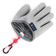 RTI暗算韓國釣魚用防滑乳膠手套 右手, 銀