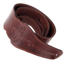 LM Products Belt 品牌系列吉他背帶 BQ-CROSS, 棕色