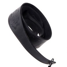 LM Products Belt 品牌系列吉他背帶 BQ-DRAGON, 黑色的