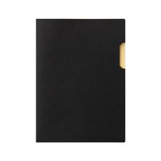 아날로그 슈프림 A4 가죽 L홀더, 블랙, 1개