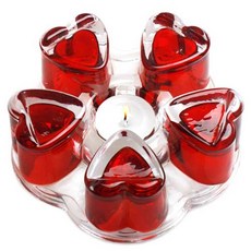 엘지글래스 ZT177-R 하트 티워머 770g, 레드, 1개