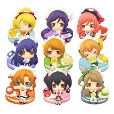 Movic Decollichu Love Live公仔 9種組, 1套
