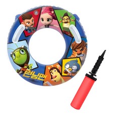 위니코니 런닝맨 손잡이튜브 70cm + 고급형 핸드펌프 랜덤 발송, 혼합 색상, 1세트