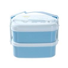 모던하우스 블루베어 2단찬합, 블루, 1개