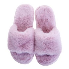 Modern House Rani 皮草拖鞋粉色 M, 沒有選擇