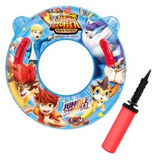 叢林求生游泳圈65cm+充氣棒, 混色, 1套