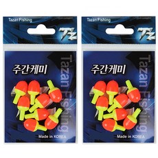 TZ피싱 타잔 주간케미 투톤 적형 TNT-2802, 2개입