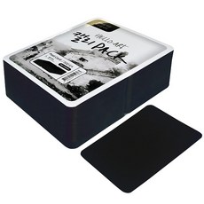 紙文化 Hello Art 書法包壓花明信片, 5 黑色, 500張