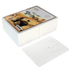 紙文化 Hello Art Calli Pack 壓紋明信片, 28 白色, 500枚入