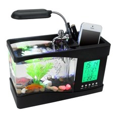 MiniAquarium桌上型USB水族箱 2010B, 黑色的
