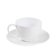 베티나르디 플루티드 컵 250ml + 소서 세트, 1세트