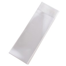 Inp 韓國製 自黏式 OPP 素面 餅乾袋 7 x 20 cm, 400入, 1個