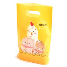 봄91 국산 헬로꼬꼬 스탠드 쇼핑백, 40개입, 1개