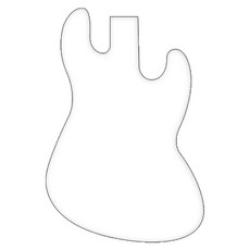 Guitar Defender 爵士貝斯 Scratchpad GD-JAZZ, 單色