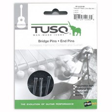 TUSQ 傳統琴橋銷組 PP-2122-00 馬丁型, 黑點 + 白點