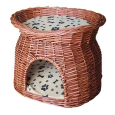 ANYPET Pets Ratan House, Brown