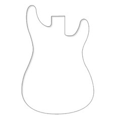 Xotech Guitar Defender Stratocaster防刮墊 GD-STRAT, 單色