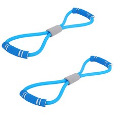 Well Blossom TPE 圖 8 油拉力繩 2p, 藍色