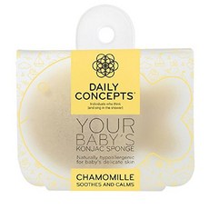 DAILY CONCEPTS 洋甘菊魔芋海綿, 單色, 1個