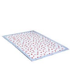 비비엔다 논슬립 인견 아기쿨매트, 뉴워터멜론 블루, 1개