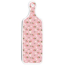 Roem Design 雙面託盤砧板 雞圖案, 朱紅色櫻桃, 1個