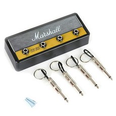 Pluginz鑰匙圈 Marshall JCM800 HAND WIRED吉他鑰匙圈 4入+壁掛用支架, 1套