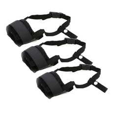 인터팝 강아지 고급 매쉬 입마개 M, 블랙, 3개