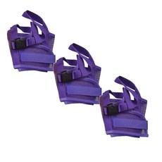 인터팝 강아지 고급 매쉬 입마개 M, 퍼플, 3개