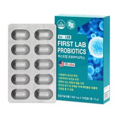 퍼스트랩 프로바이오틱스, 30정, 1개