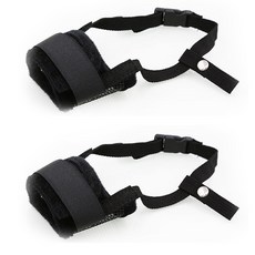 Interpop狗狗高級網眼嘴套 S, 黑色的, 2個