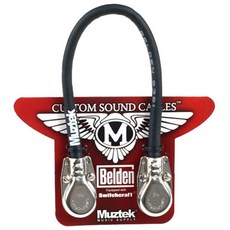 Muztek Rock 系列 Belden 9395 跳線, 25厘米, 企業社會責任-25