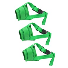 인터팝 강아지 고급 매쉬 입마개 M, 그린, 3개