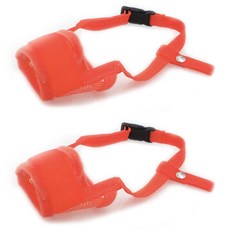 Interpop高級網狀狗狗嘴套 XL, 紅色的, 2件