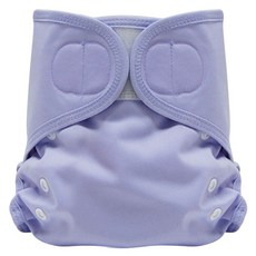 베이비앙 포켓식 원사이즈 기저귀커버 찍찍이, 라벤더, 1개
