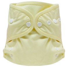babyan 口袋式按扣尿布兜 均碼, 黃色, 1件