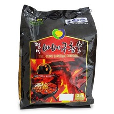런웨이브 웰빙 바베큐참숯, 1개, 2kg