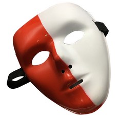 PARTY COSTUME 嘻哈派對面具1 派對面具 ROMK80201, 紅色 + 白色