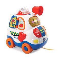 vtech 偉易達 跳泵司機警車操作玩具, 白色的