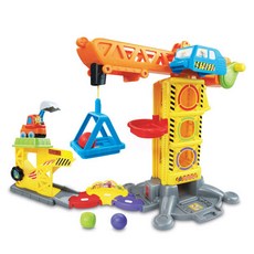 vtech 偉易達 跳泵司機起重機施工遊戲套裝, 黃色的