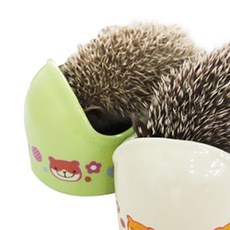 도치퀸 소동물용 돔 식기, 그린, 1개