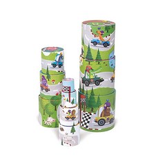 Janod 堆疊金字塔積木賽車, 混色