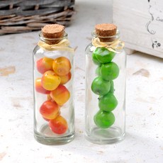 HAPPY WORLD 迷你瓶 小 2入組, 紅蘋果 + 青蘋果