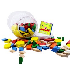 GabeFamily 原木圖案積木 250p + 迷你書 + 收納盒, 紅, 橙, 黃, 綠, 藍, 原木色, 1