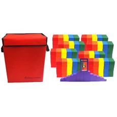 GabeFamily 卡拉多米諾 416入+收納盒, 紅色+橘色+黃色+綠色+藍色