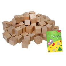 KUEN SOL GABE 2cm 堆疊積木 100p + 迷你書, 原木