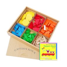 家庭木紋積木 112入+迷你書+木盒, 稻草、主、能、二、蔥、木色