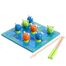 Todolibro 釣青蛙木製玩具組, 混色