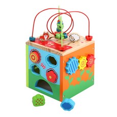 Todolibro 益智教育活動抓握木製玩具, 混色